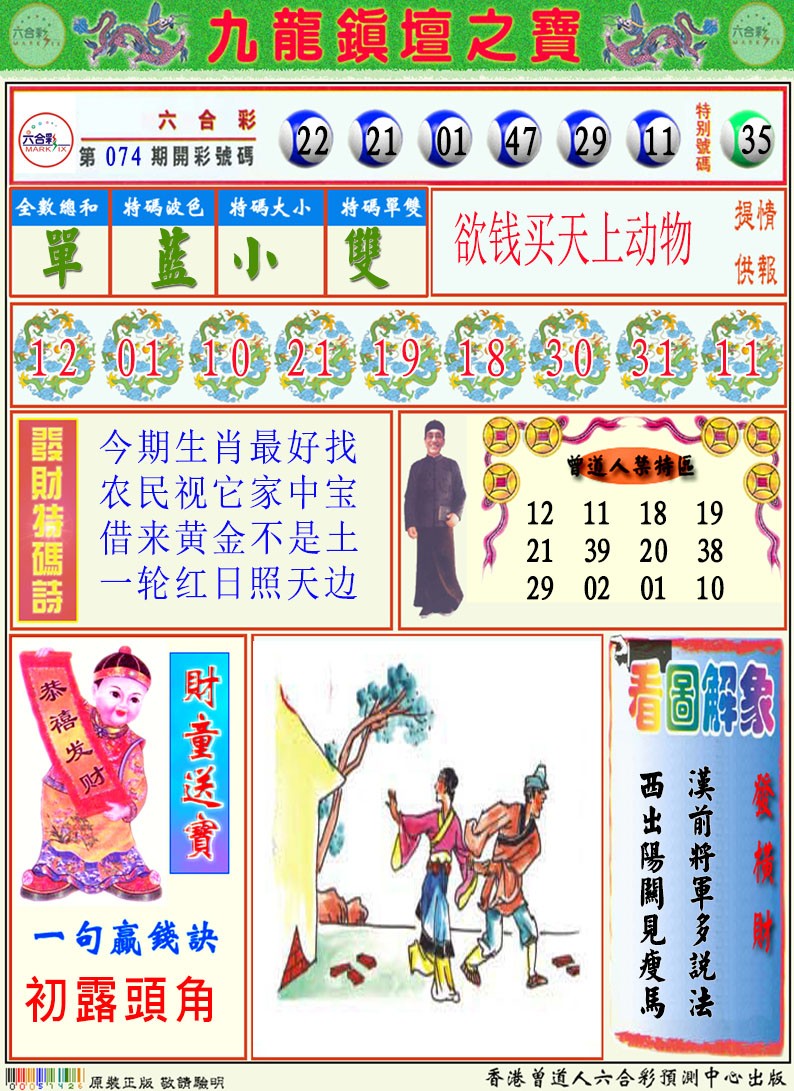 2025075期挂牌解特码A