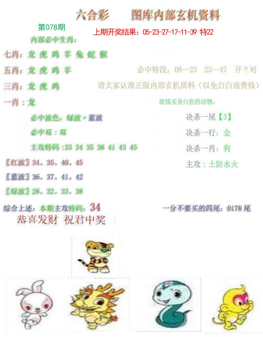 2025078期内部玄机资料