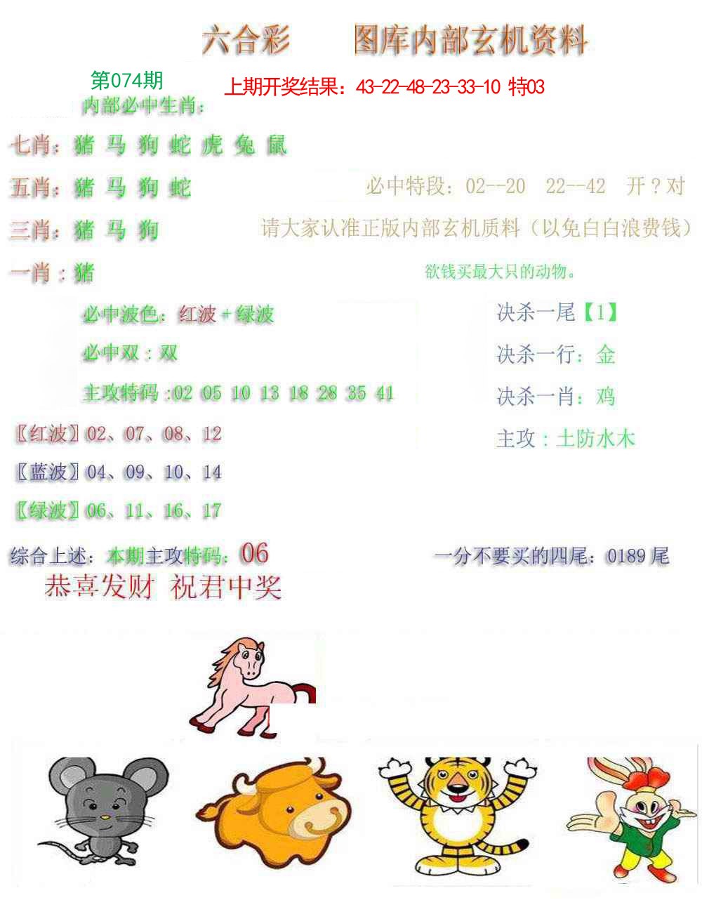 2025074期内部玄机资料