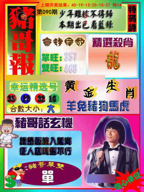 2025090期猪哥报