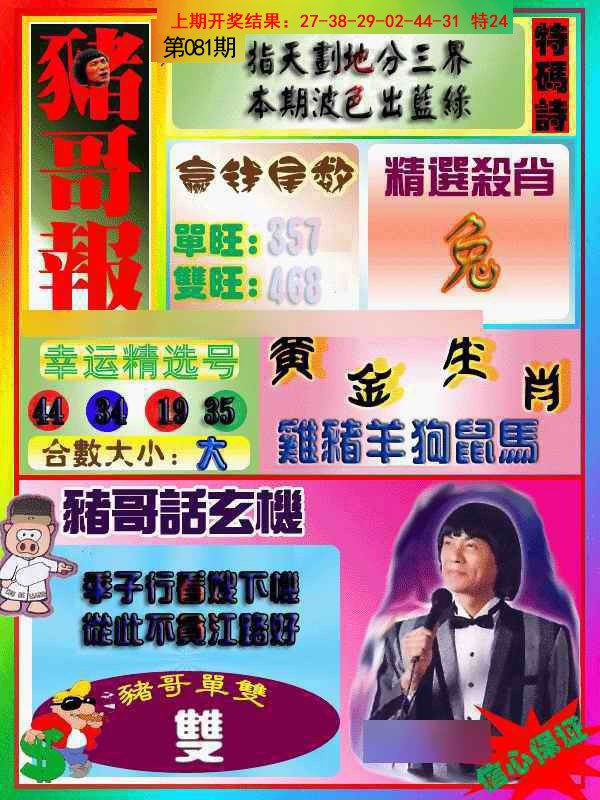 2025081期猪哥报