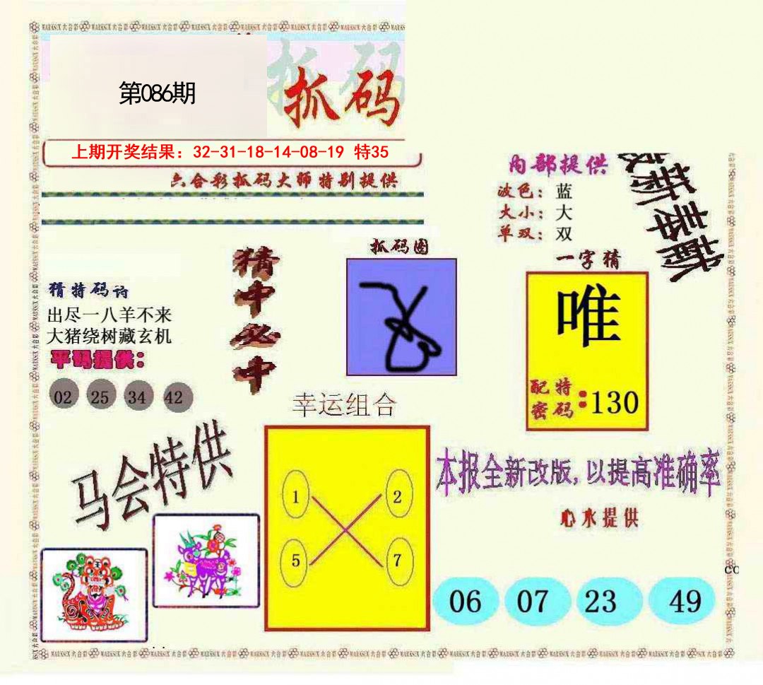 2025086期新抓码王