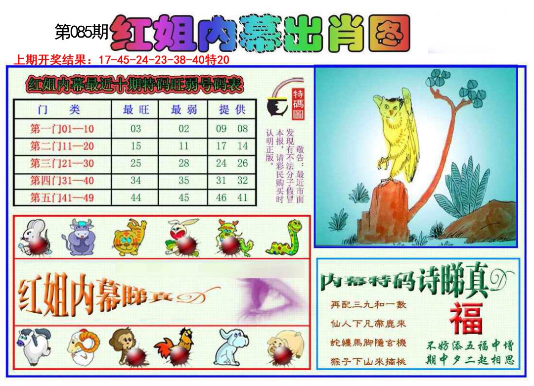 2025085期红姐内幕出肖