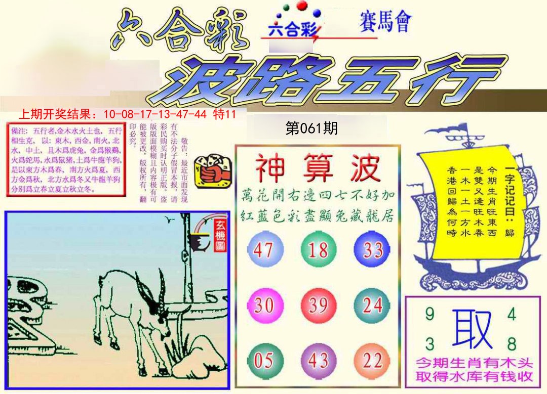 2025061期波路五行