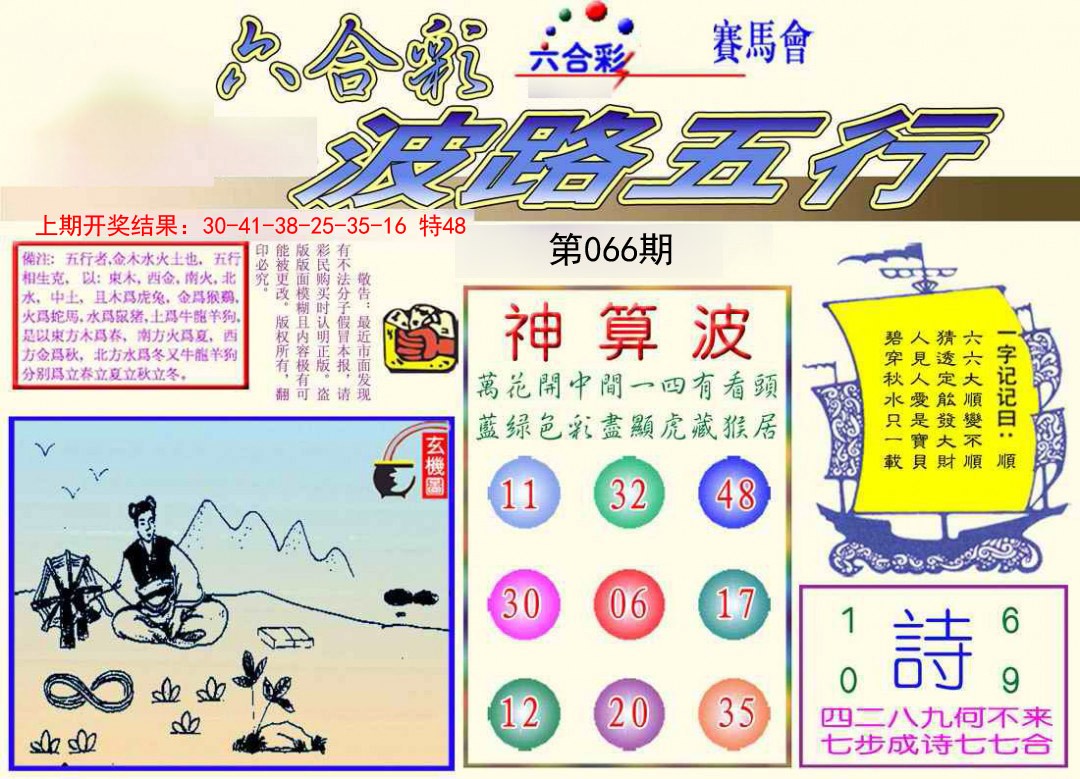 2025066期波路五行