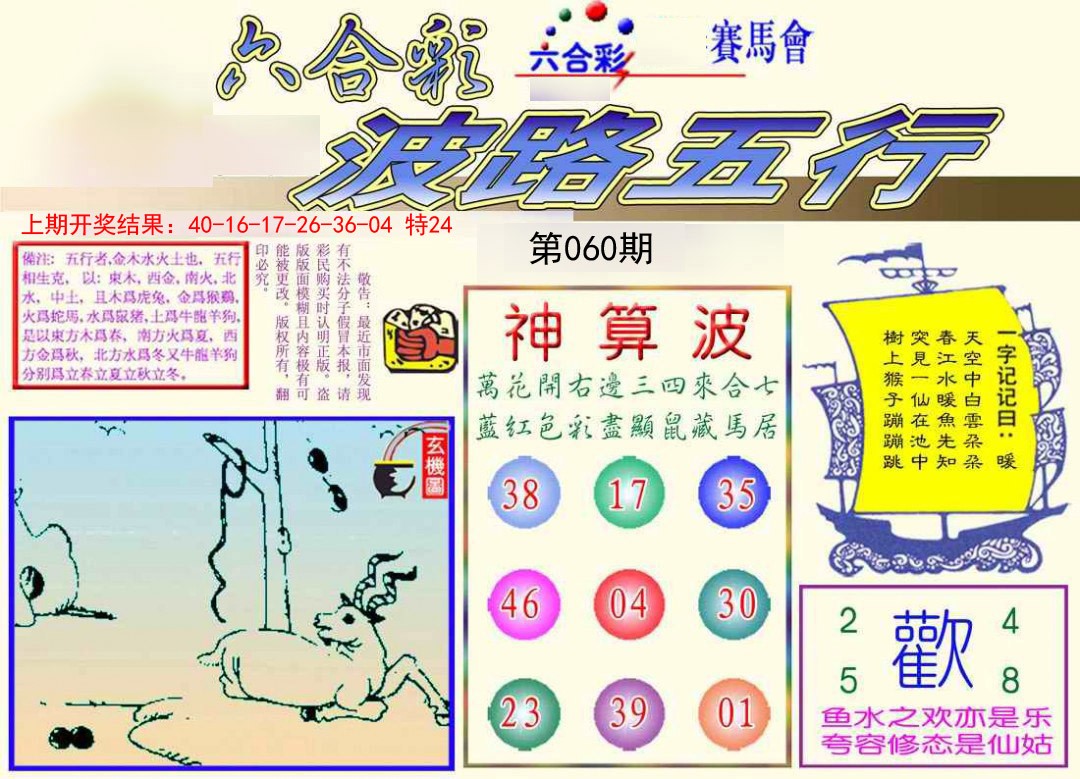 2025060期波路五行