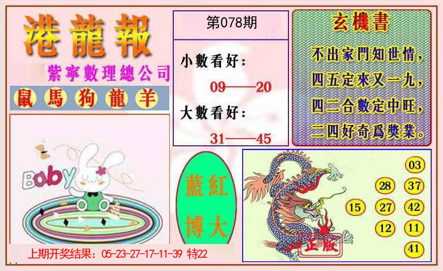 2025078期港龙报