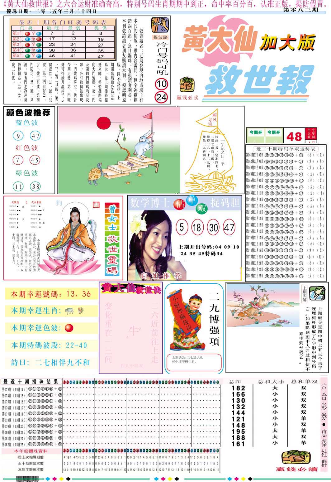2025083期黄大仙救世A加大版