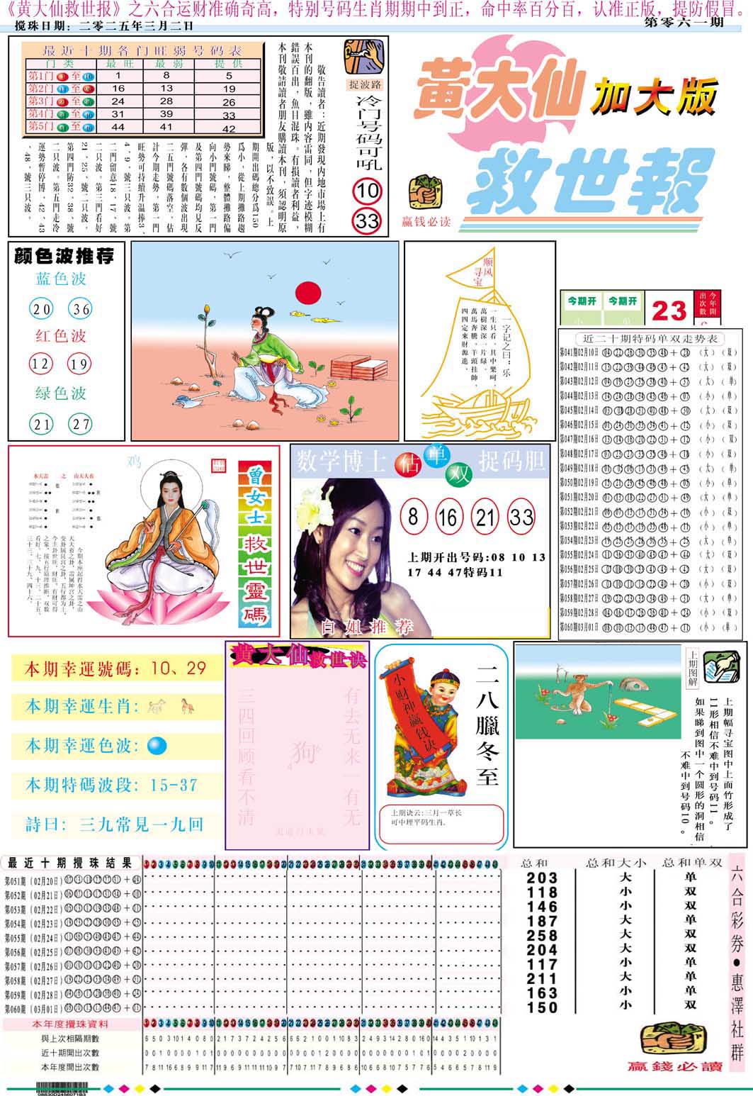 2025061期黄大仙救世A加大版