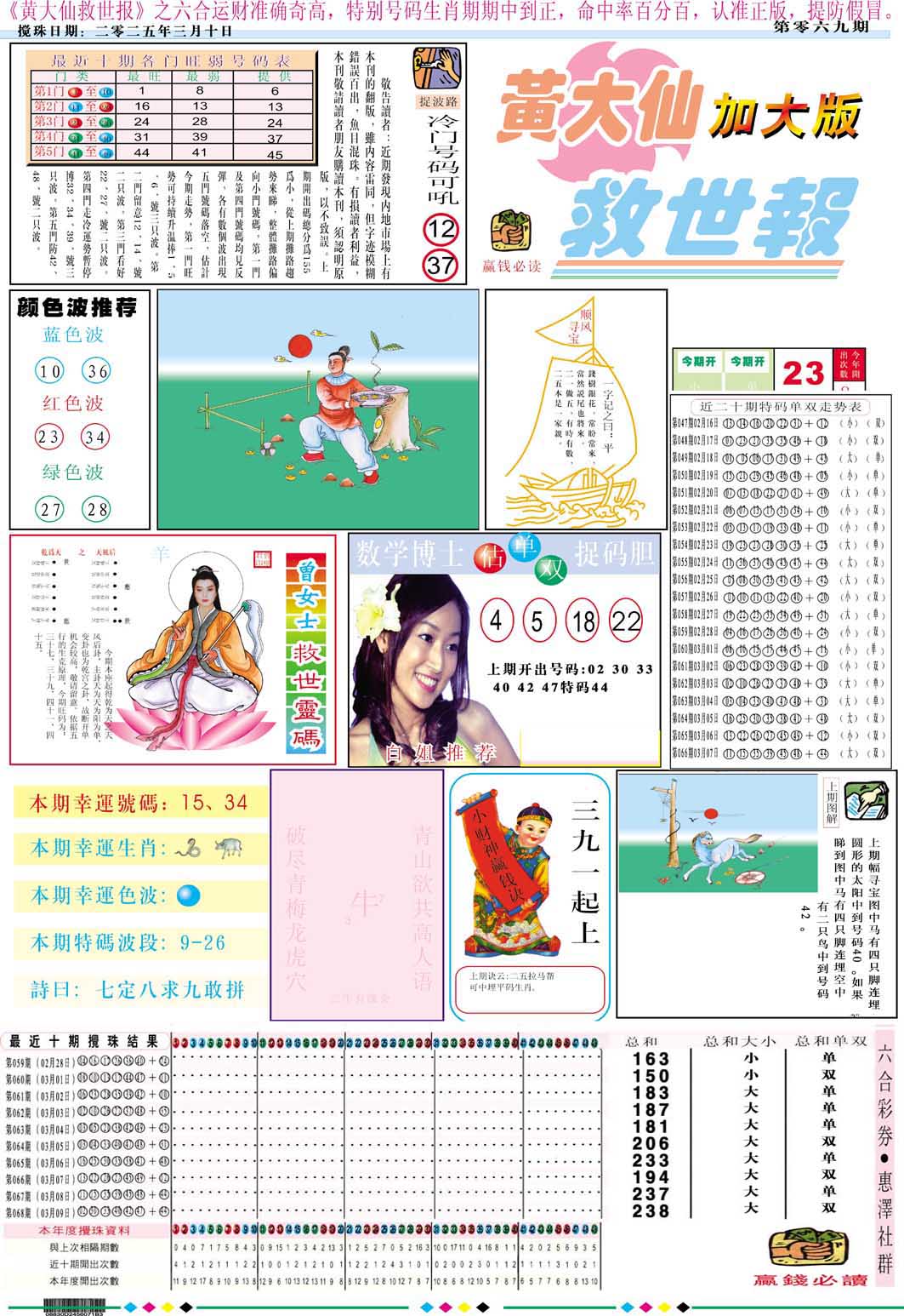 2025069期黄大仙救世A加大版