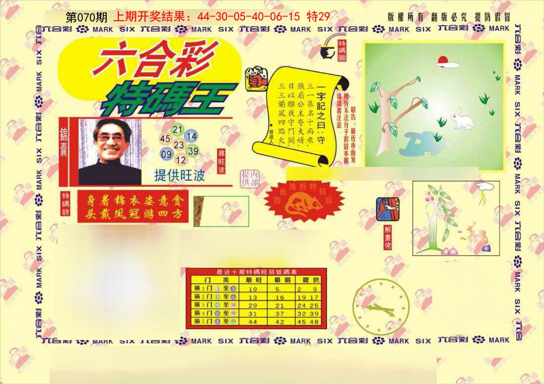 2025070期特码王