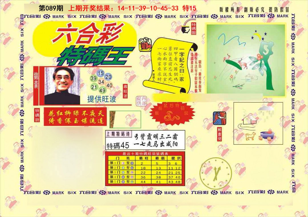 2025089期特码王