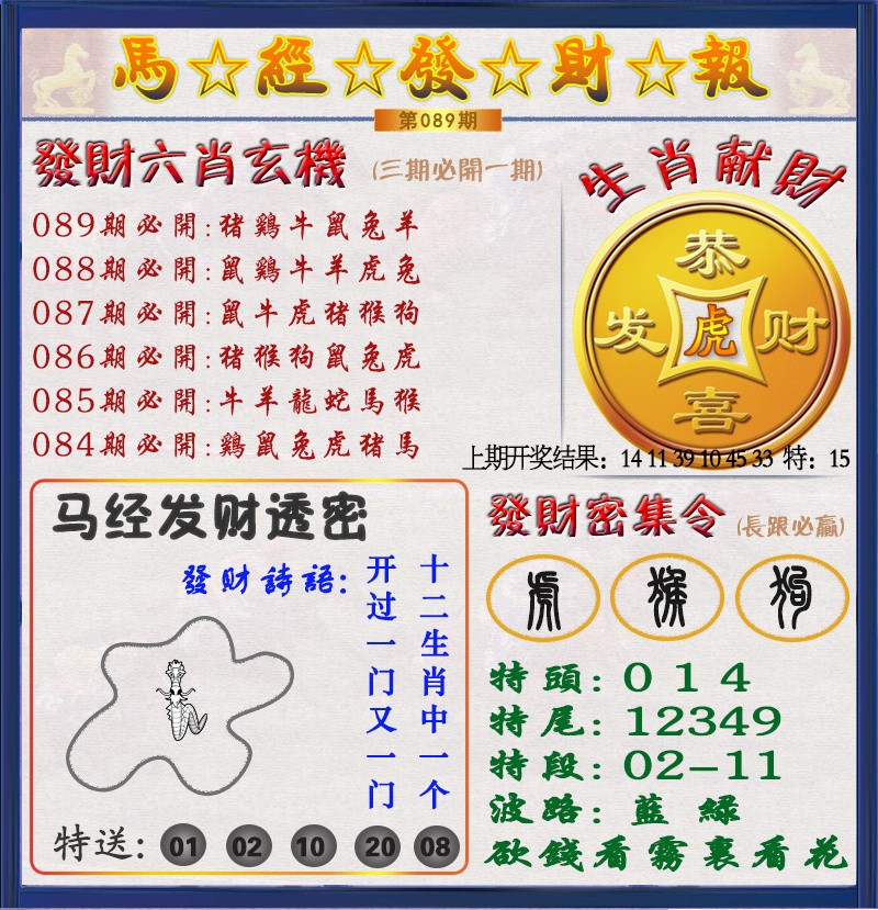 2025089期发财报
