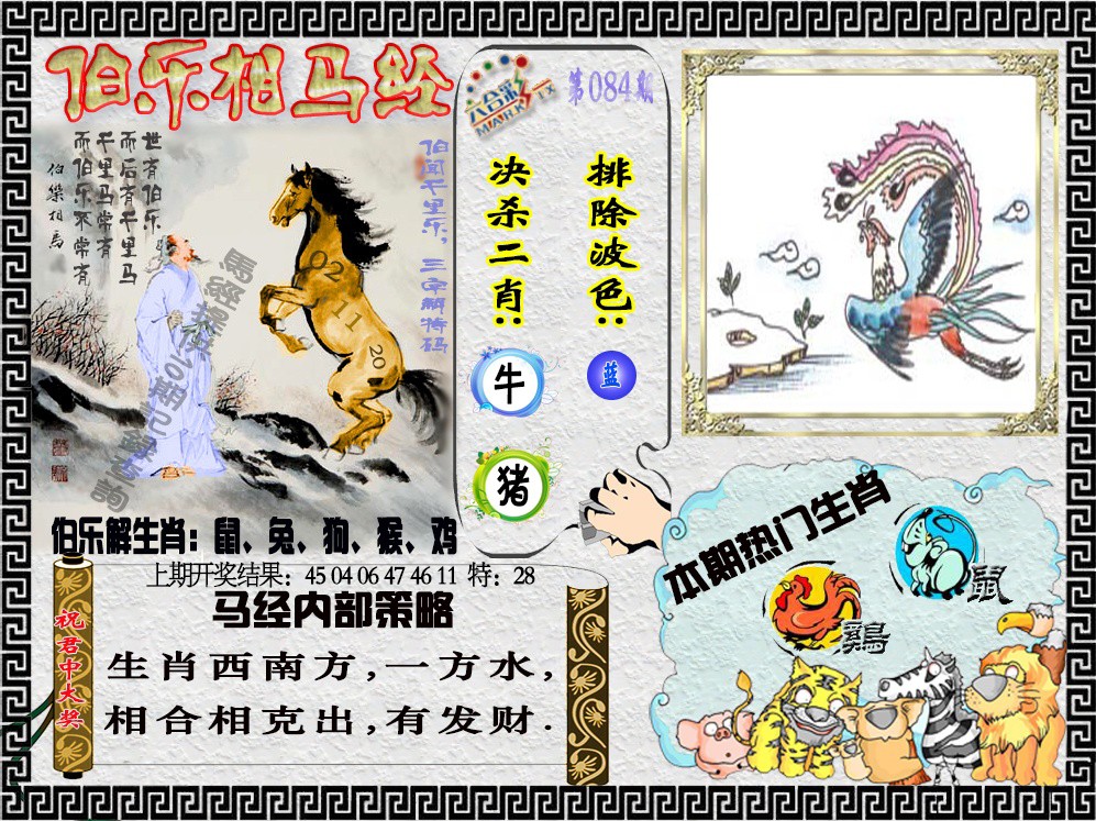 2025084期伯乐相马经