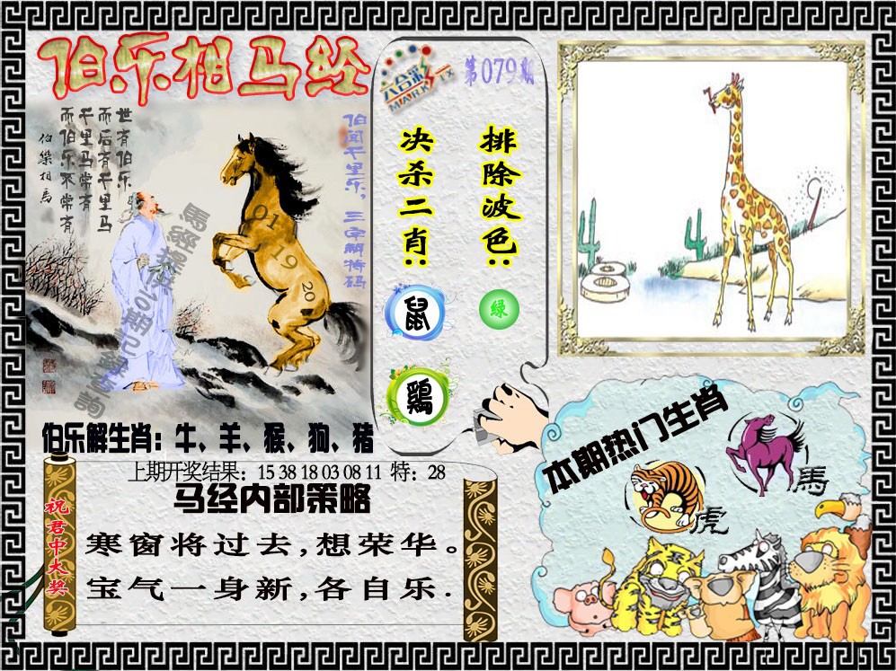 2025079期伯乐相马经