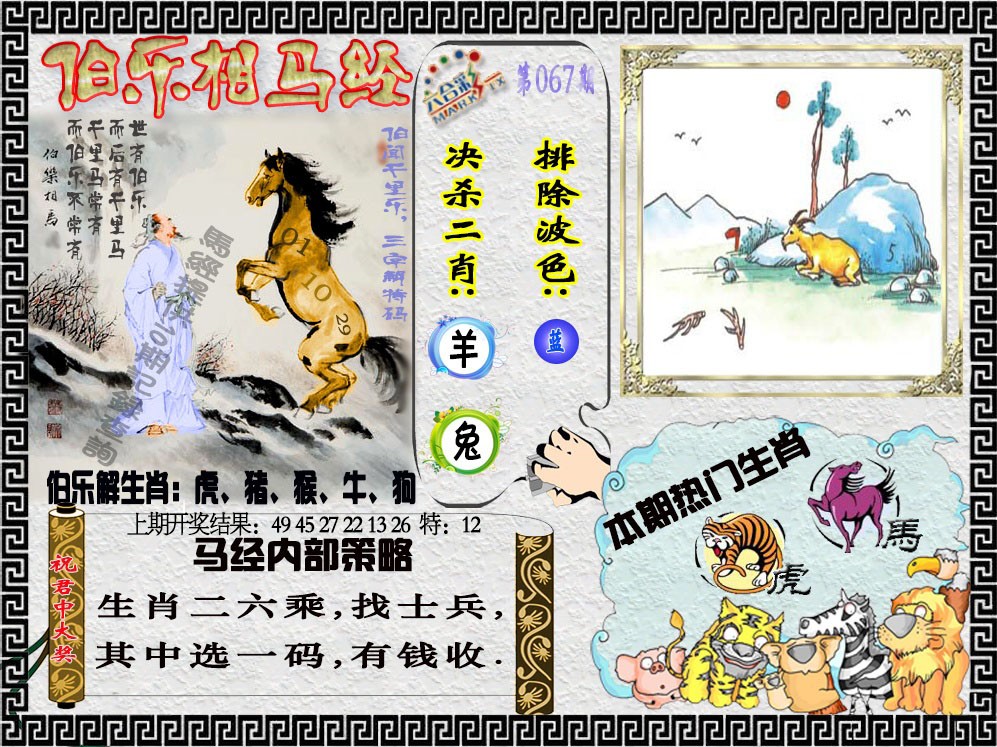 2025067期伯乐相马经