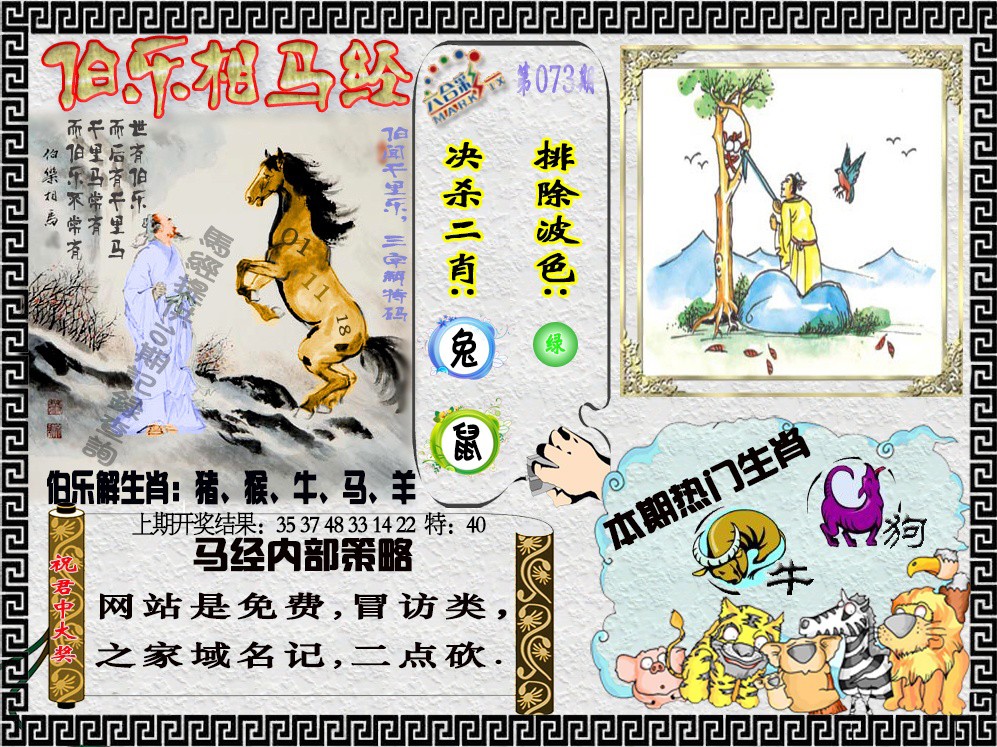 2025073期伯乐相马经