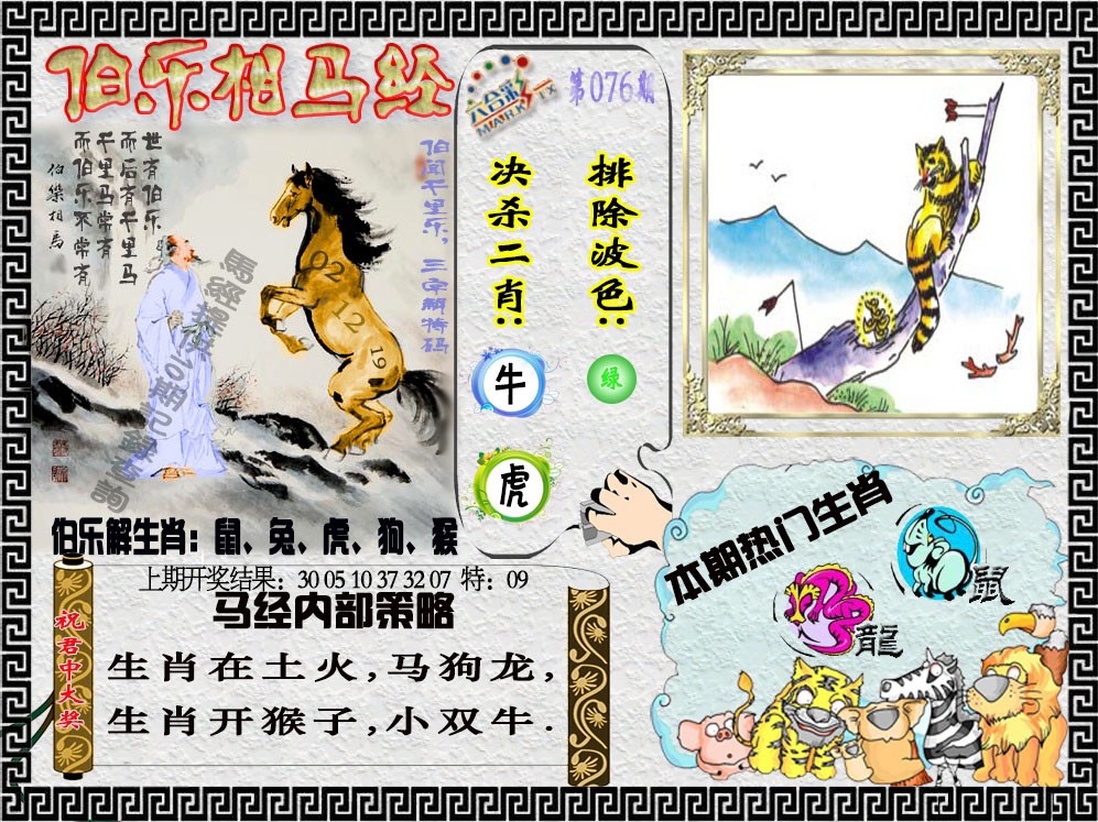 2025076期伯乐相马经