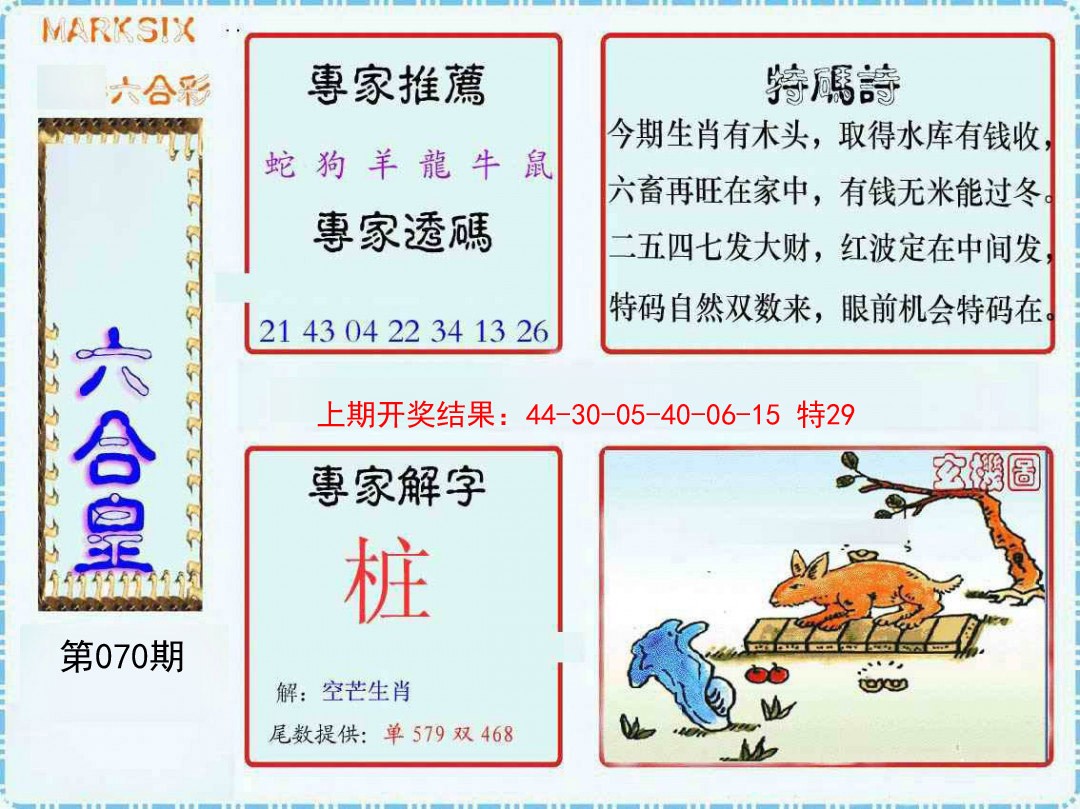 2025070期六合皇