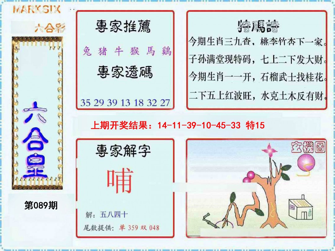 2025089期六合皇