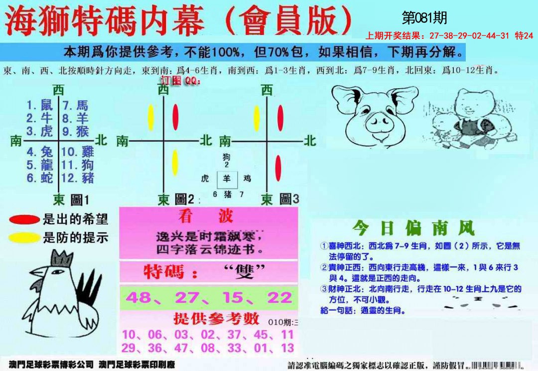 2025081期另版海狮特码内幕报
