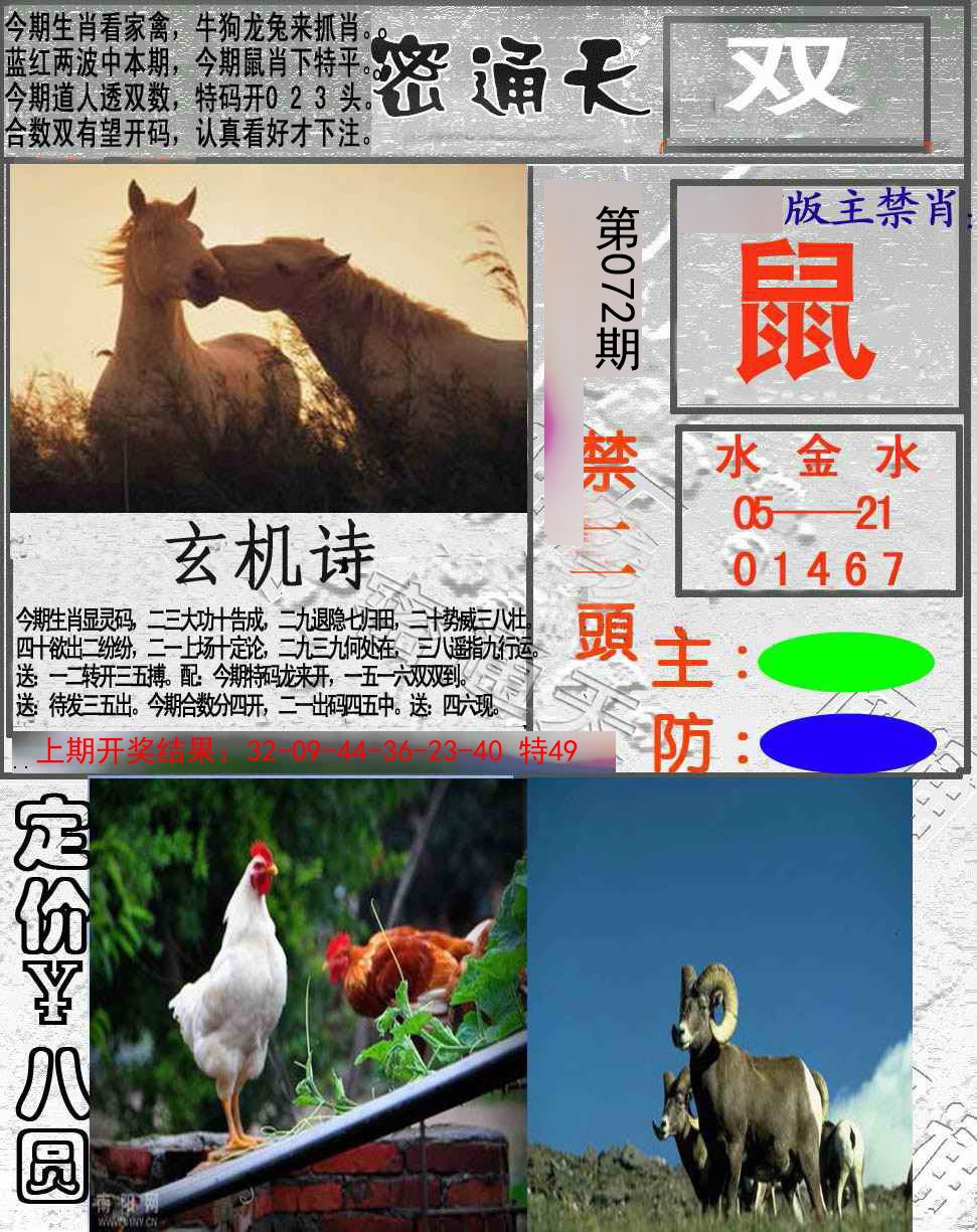 2025072期密通天