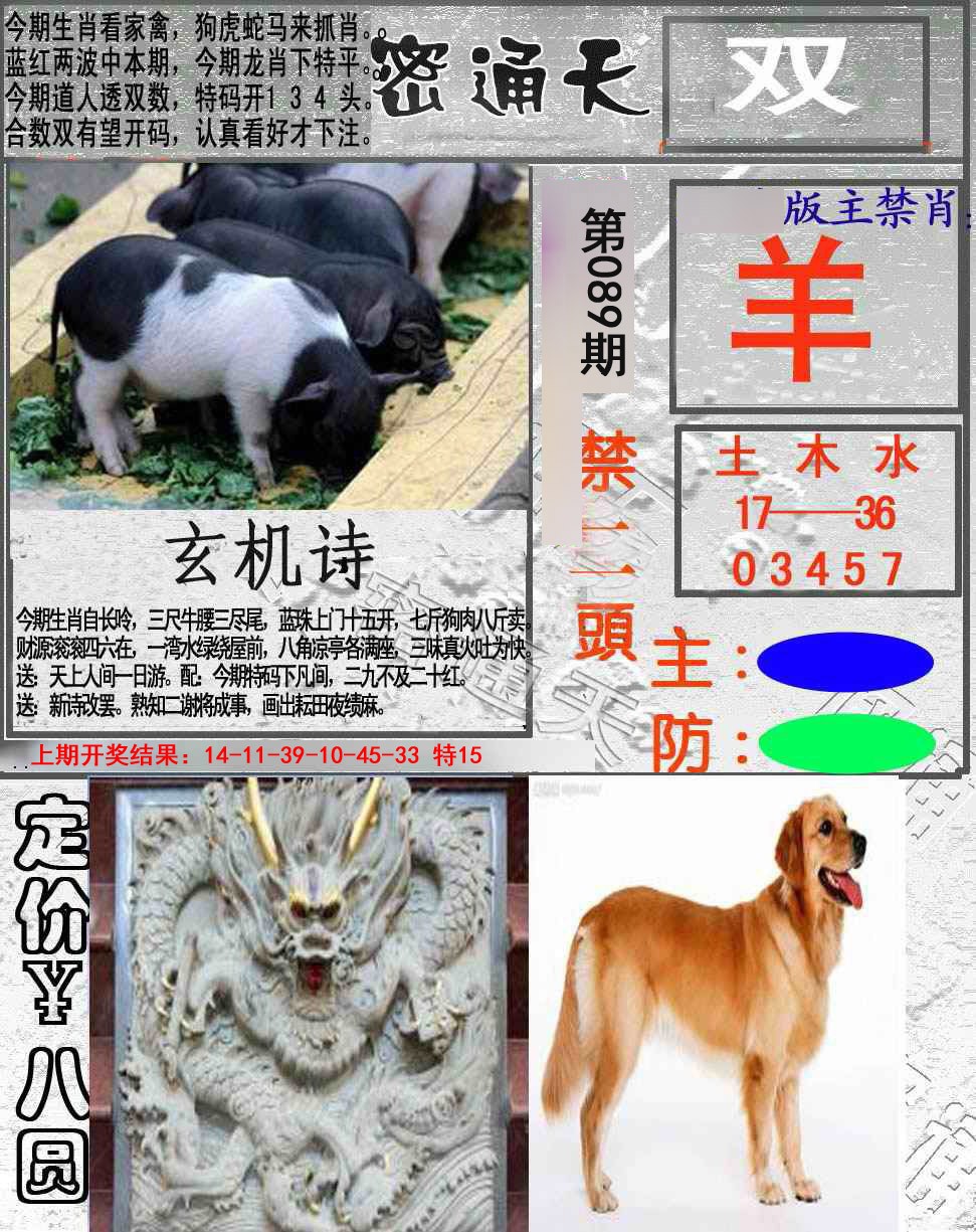 2025089期密通天
