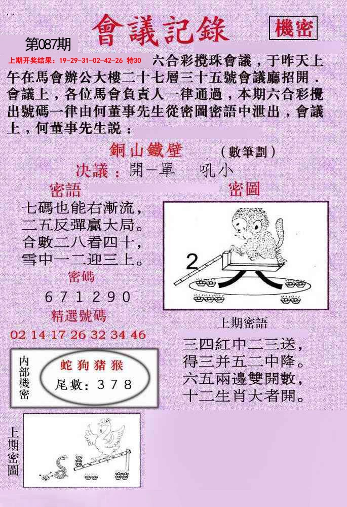 2025087期会议记录