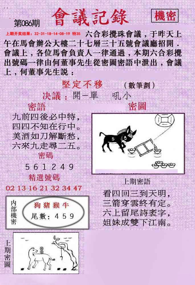 2025086期会议记录