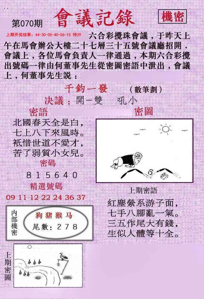 2025070期会议记录