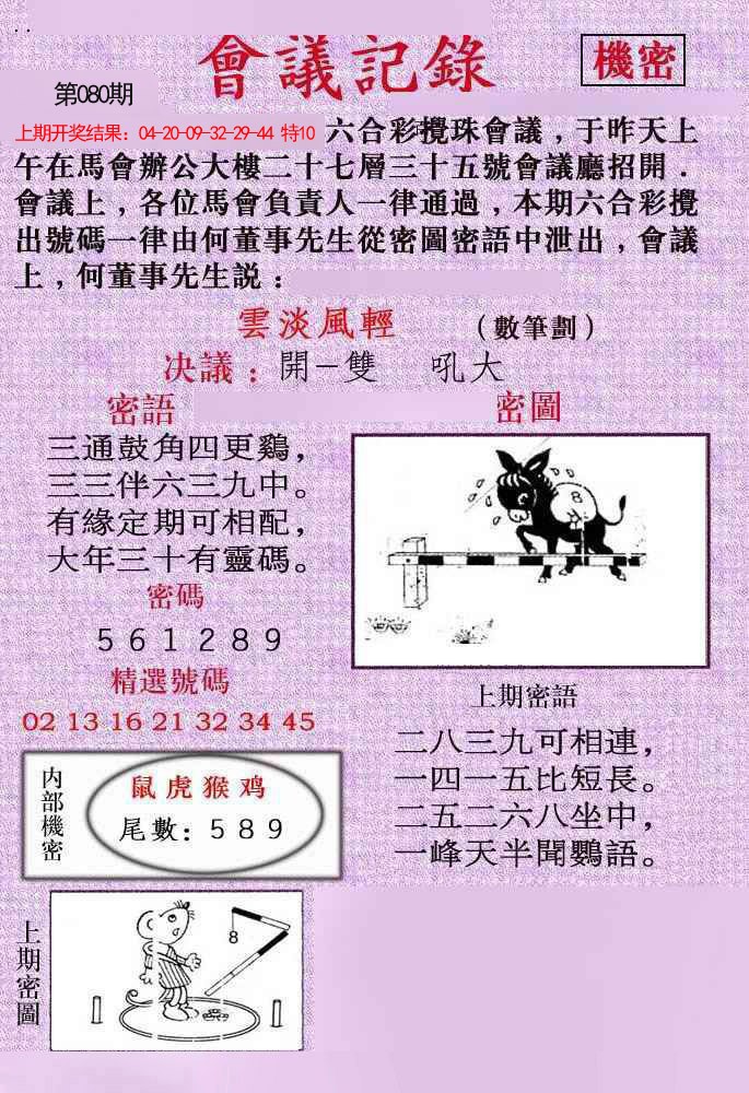 2025080期会议记录