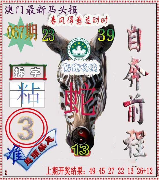 2025067期马头报