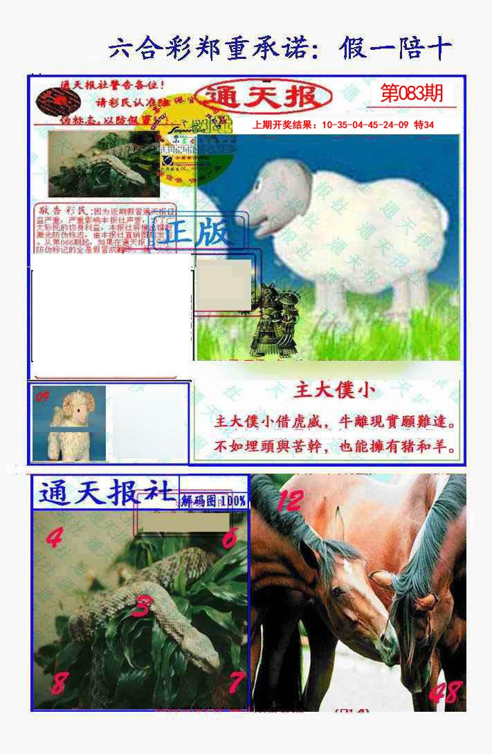 2025083期假一陪十通天报