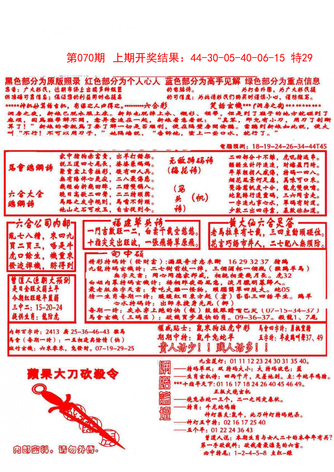 2025070期大刀彩霸王A