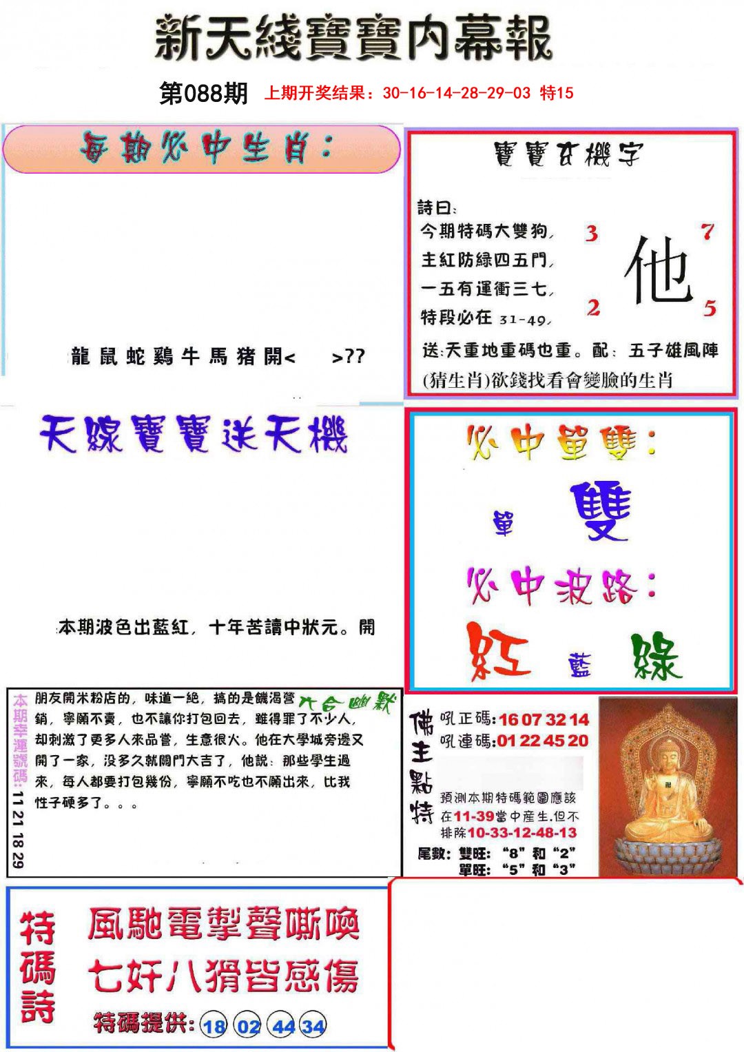 2025088期新天线宝宝(彩)
