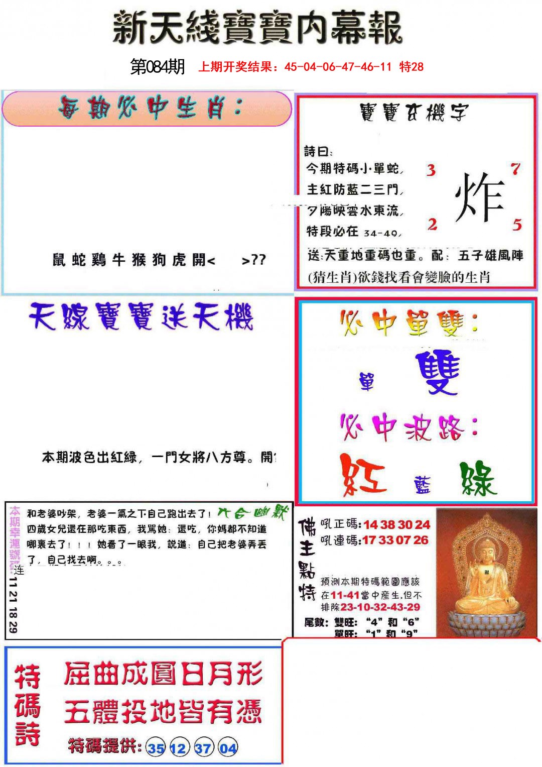 2025084期新天线宝宝(彩)