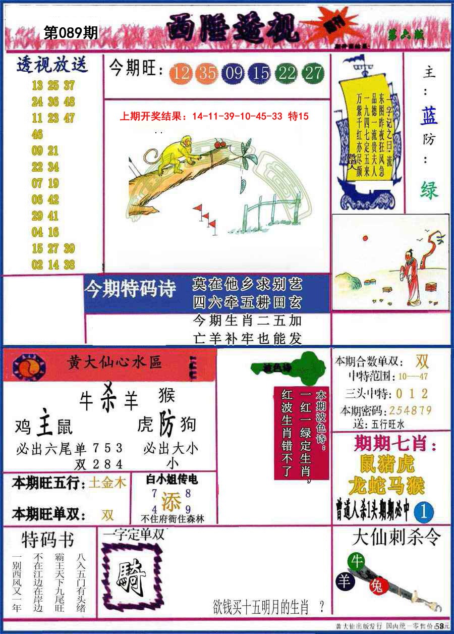 2025089期西陲透视