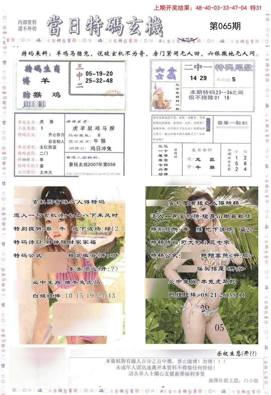 2025065期当日特码玄机-2