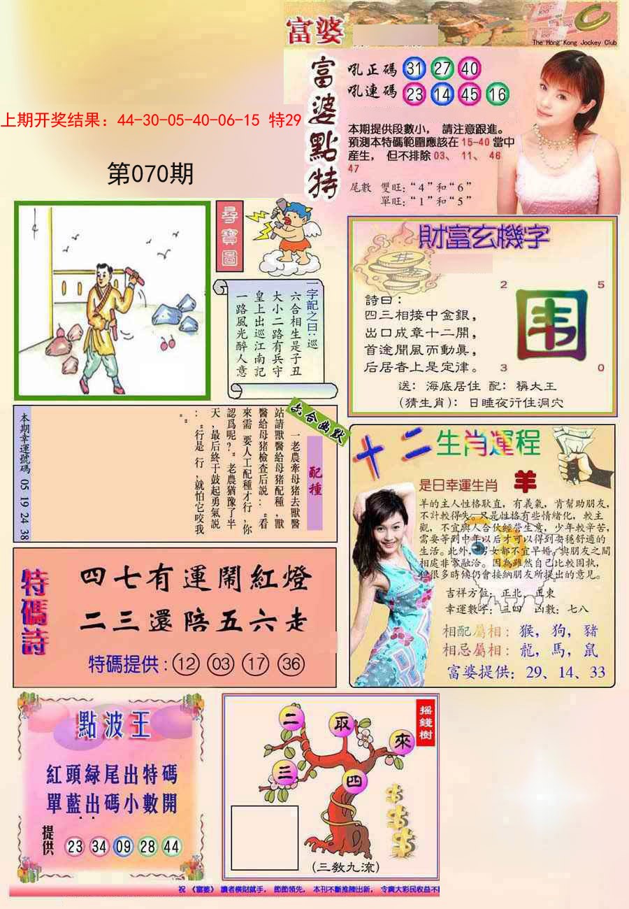 2025070期(新版)富婆