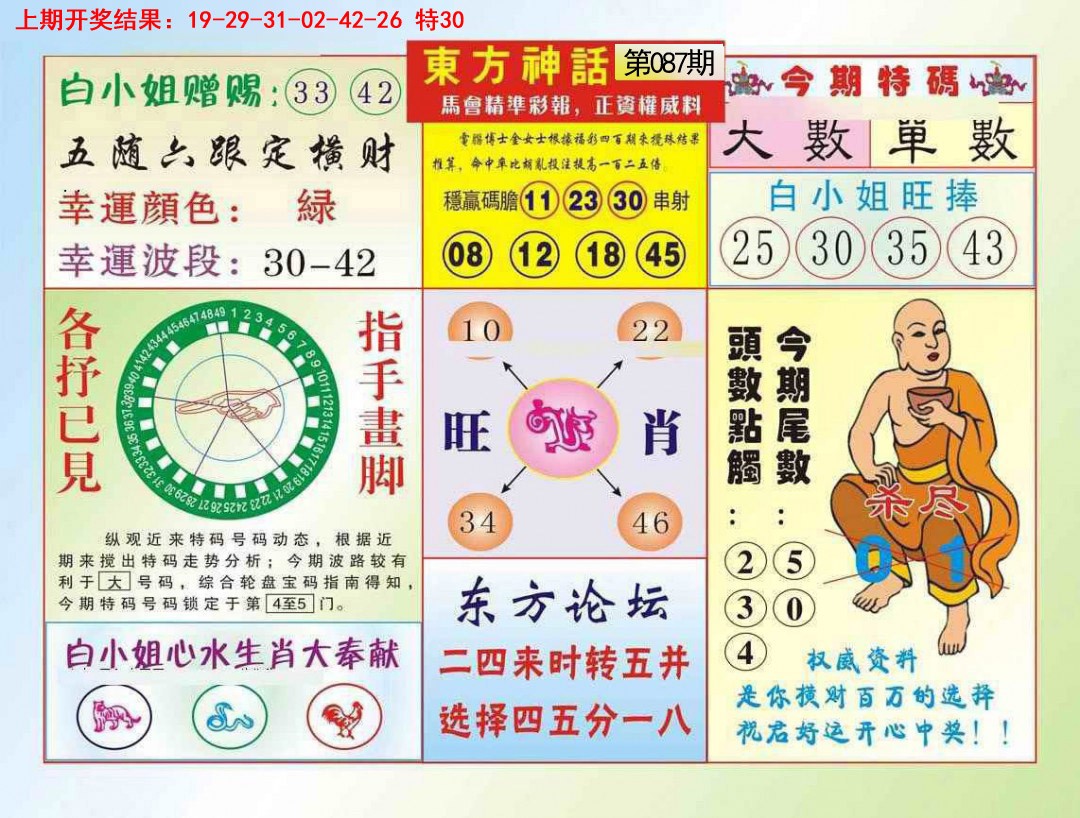 2025087期东方神话