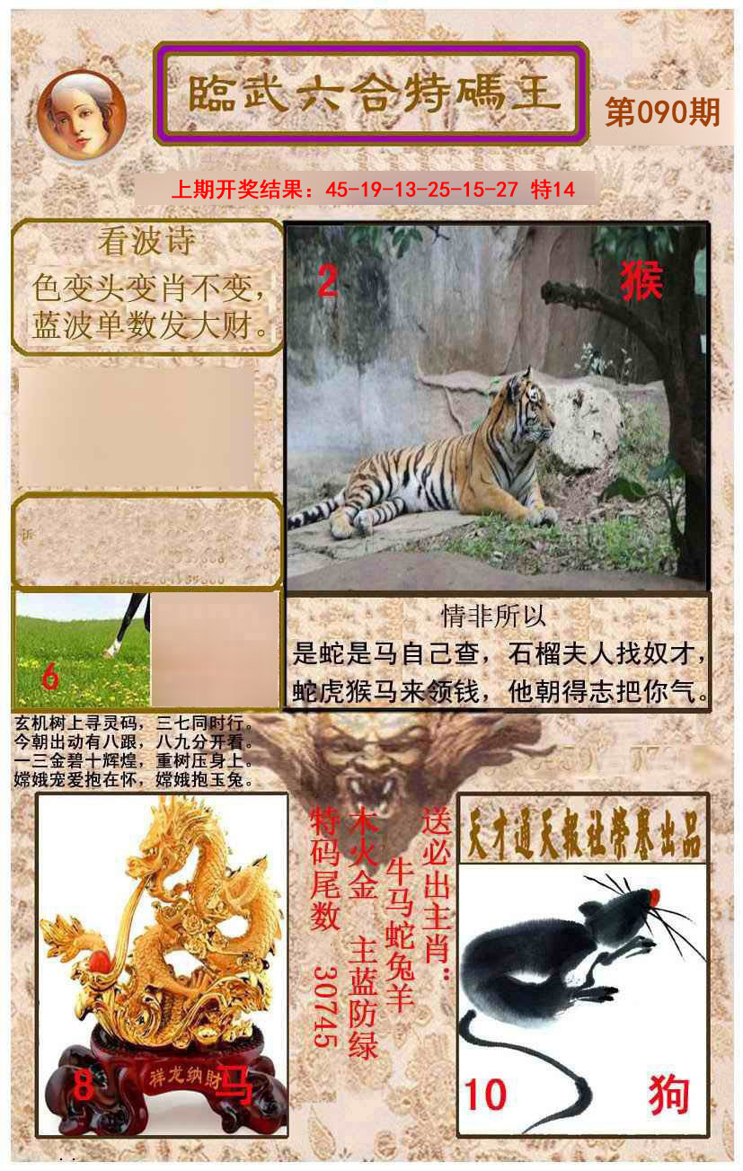 2025090期临武六合特码王