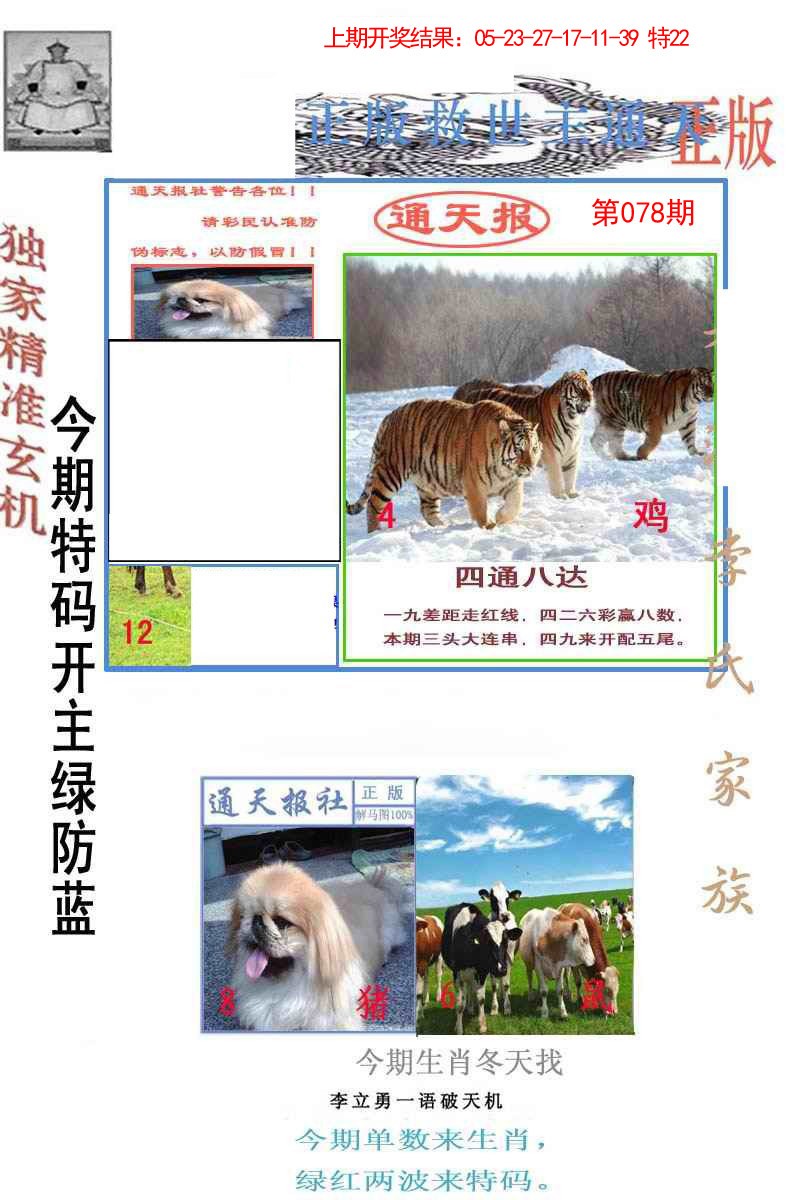 2025078期李力勇通天报