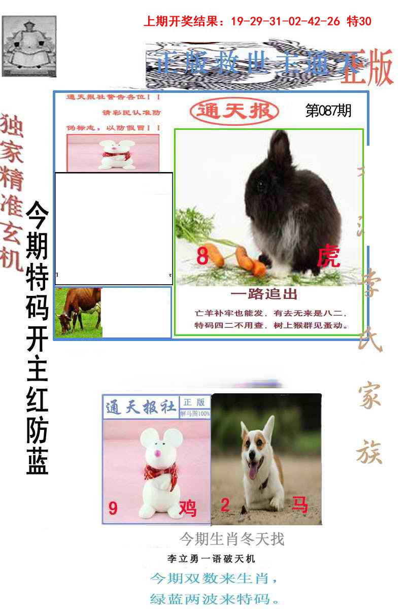 2025087期李力勇通天报
