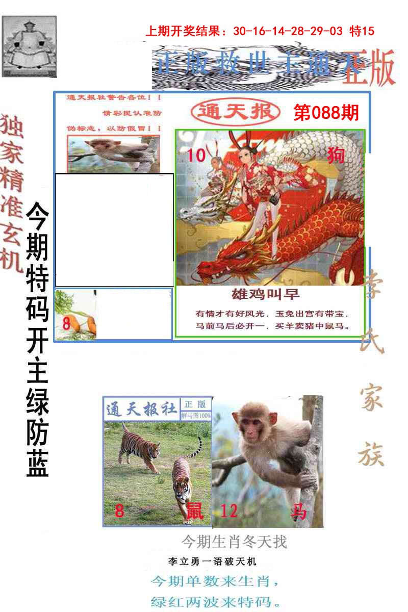 2025088期李力勇通天报