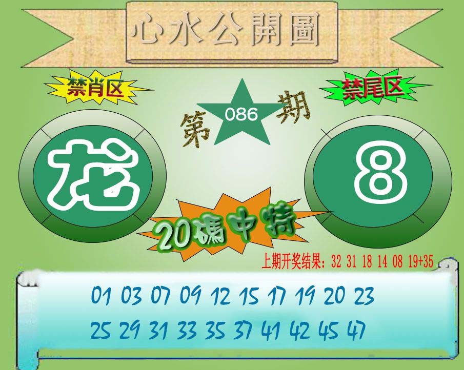 2025086期心水公开图