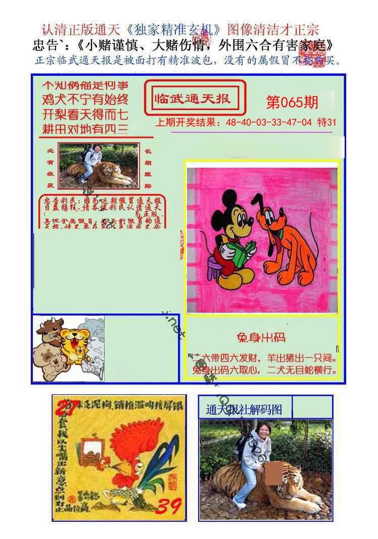 2025065期临武通天报