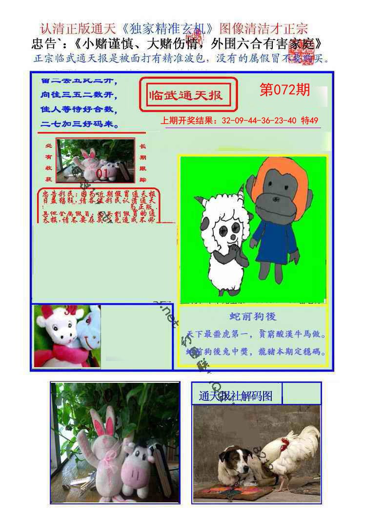 2025072期临武通天报
