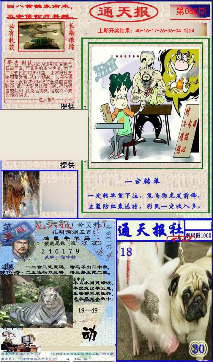 2025060期实力通天报