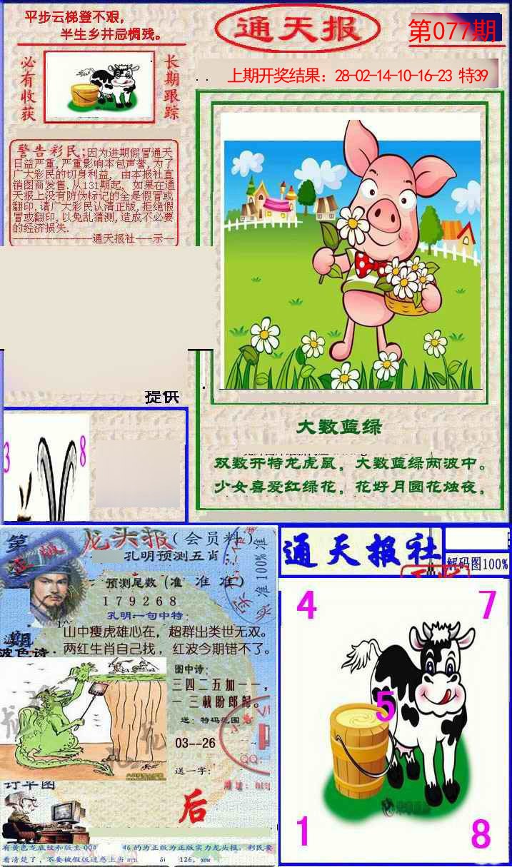 2025077期实力通天报
