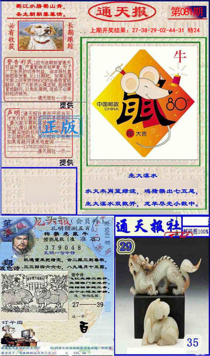 2025081期实力通天报